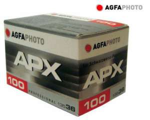 10 x AGFA APX ISO 100 B&W Print 35mm Film 36exp 135  