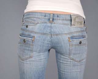 360 Just Cavalli Slim Fit Dark Blue Womens Jeans Size 27   31  