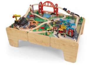 Kidkraft Limited Edition Wooden Roundhouse Train Set & Table 
