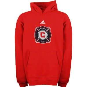  Chicago Fire Youth Red adidas Primary Logo Hooded 
