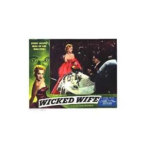  Wicked Wife Original Movie Poster, 14 x 11 (1955)