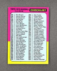 1975 Topps #386 Checklist 265 396 NM+ *2502  