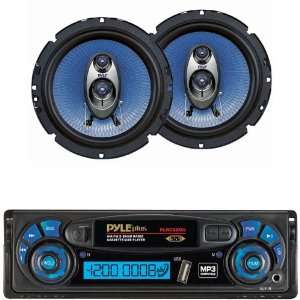  Pyle Vehicle Radio Player and Speaker Package for Home, Studio 