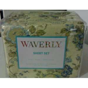  Waverly King Flannel Sheet Set   Coventry Hill (Roses and 