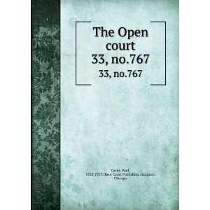    1919,Open Court Publishing company, Chicago Carus  Books