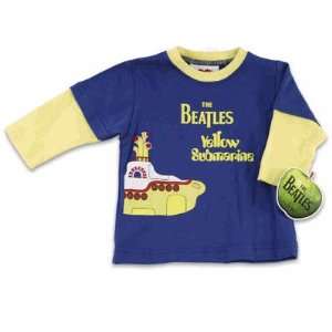  The Beatles Toddler Long Sleeve T shirt 3T Yellow 