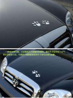 3M Puppy Dog Paws Emblem 3D Car Motor Decal Sticker  
