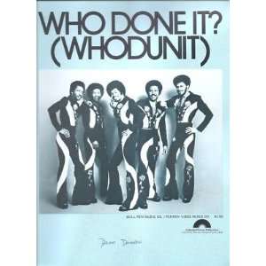  Sheet Music Who Done It Whodunit 68 