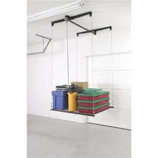 Racor PHL 1R Pro Heavy Lift 4 by 4 Foot Cable Lifted Storage Rack