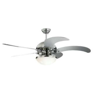 Monte Carlo Centrifica 52 in Brushed Steel Ceiling Fan 5CNR52BSD L NEW 