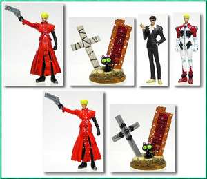 Trigun Real Figure Set with Extra Diorama and Vash (Set of 6) (33% OFF 