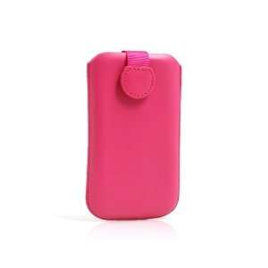  System S Pink Leather Sleeve Case for Nokia 1650 2220 2323 