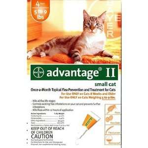  Advantage II Flea Drops for Cats 0 9 lbs. 4 month Dose 
