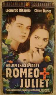 William Shakespeares Romeo & Juliet VHS Good Used  