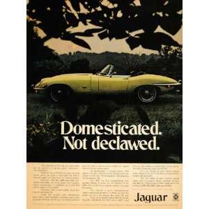  1970 Ad British Leyland Motors Inc Green Jaguar Auto 