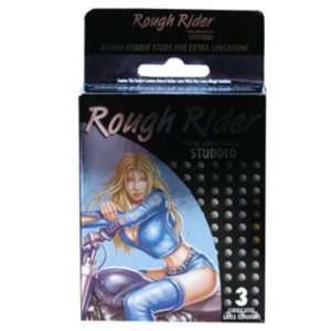  Rough Rider Studded Condoms 3 PACK 