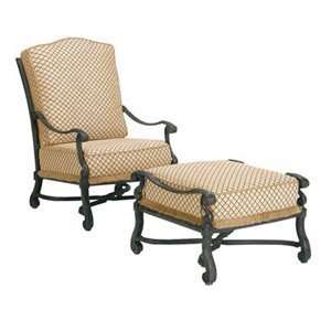  Woodard Landgrave Villa Lounge Chair and Ottoman Set