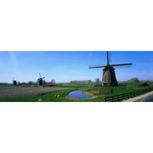  Windmills Near Alkmaar, Holland (Netherlands) by Panoramic 