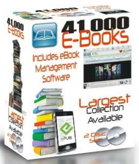 41,000 E books For Kindle, Sony, Nook, Kobo, Libre  
