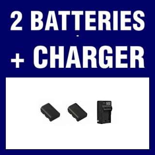 Batteries + Charger Power Pack for Canon 7D / 60D / 5D Mark II 
