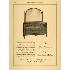  1921 Ad Luce Furniture Co. Bedroom Dresser Home Decor 
