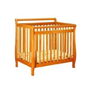  AFG Athena Mini Amy Convertible Crib in Pecan Furniture 