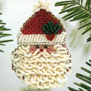 Curly Ho Ho Bead Christmas Ornament Kit Mill Hill 2004 Winter Holiday