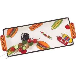  Clay Art Grill Time Oblong Tray