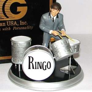 BEATLES~1996 Gartlan Figurine~Ringo Drumming~LE 483~MIB  