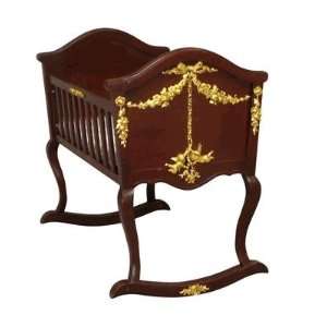  Cherubini Cradle Antique Cherry Baby