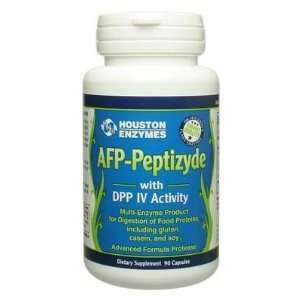   Houston Enzymes AFP Peptizyde with DPP IV Activity 90 Capsules Beauty