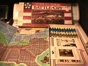 1961 MB American Heritage Battle Cry board game MIB  
