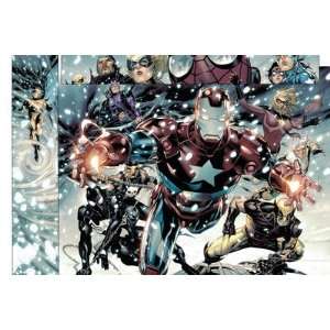 Free Comic Book Day 2009 Avengers #1 Group Iron Patriot by Jim Cheung 
