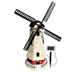 Large Garden Windmill Light House Solar Light 875518007014  
