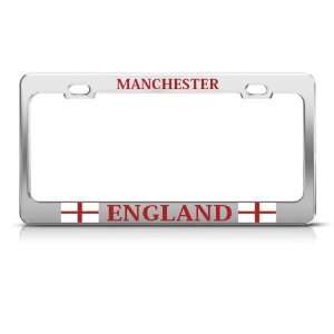  Manchester England Uk Country Metal license plate frame 