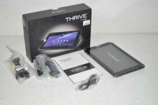 Toshiba Thrive 10 in Tablet Computer   Black PDA01U 00501F  