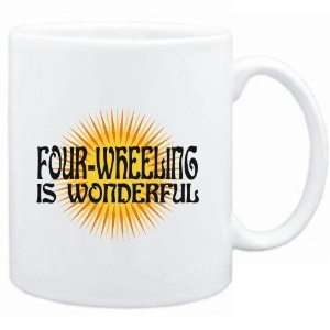  Mug White  Four Wheeling is wonderful  Hobbies Sports 