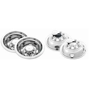  Stainless Wheel Simulator Set Ford F250 Mid Size 2000 