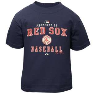  Majestic Boston Red Sox Toddler Navy Blue Property of T 