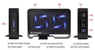 Thermaltake ST0020U Max 5G Active Cooling USB3.0 Ext En  