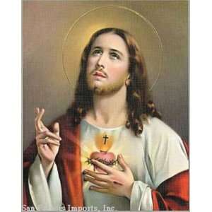  Sacred Heart of Jesus Blessing Picture   13 x 16 (SFI 