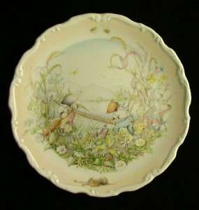 Royal Doulton THE WIND IN THE WILLOWS Plate PREPARATIONS FOR BOATING 