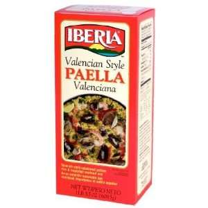 Iberia Paella Valenciana Rice Mix 19 oz Grocery & Gourmet Food