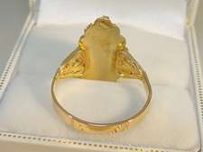 21k yellow gold ornate filigree ring reference 5499 14 click the 