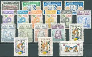 GUATEMALA 5 COMPLETE SETS Mint H & Mint NH VG  