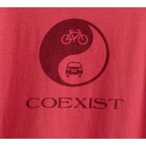  Coexist Womens Bicycle Organic T shirt 