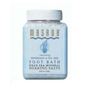  Masada 5916 NATURAL FOOT CARE 1 LB Peppermint Foot Bath 