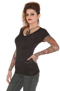 Wild Rose Black Tattoo Sleeve Shirt Sugar Skull Tattoo Sleeves  