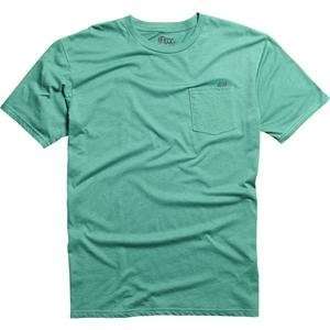  Fox Racing Da Professor Pocket T Shirt   X Large/Emerald 
