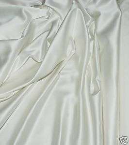DUCHESS SATIN BRIDAL GOWN FABRIC IVORY 60 BY THE YARD  
